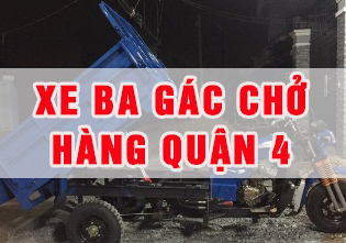 Xe ba gác chở hàng quận 4