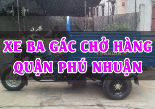 Xe ba gác chở hàng quận Phú Nhuận