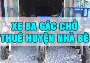 Xe ba gác chở thuê huyện Nhà Bè