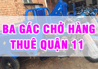 Ba gác chở hàng thuê quận 11