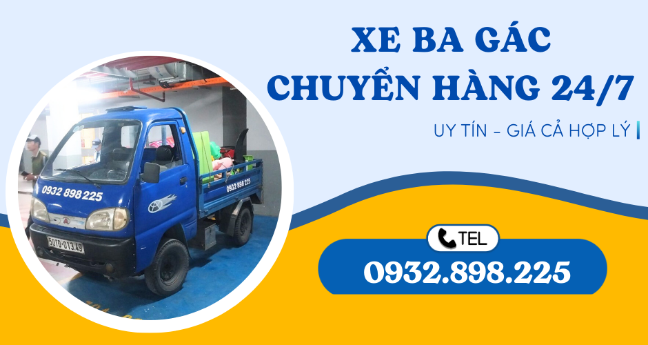 Mách bạn đội ngũ chuyên các dịch vụ xe ba gác chuyển hàng uy tín nhất hiện nay