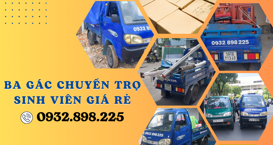 Khám phá đội ba gác chuyển trọ sinh viên giá rẻ uy tín tại Tphcm